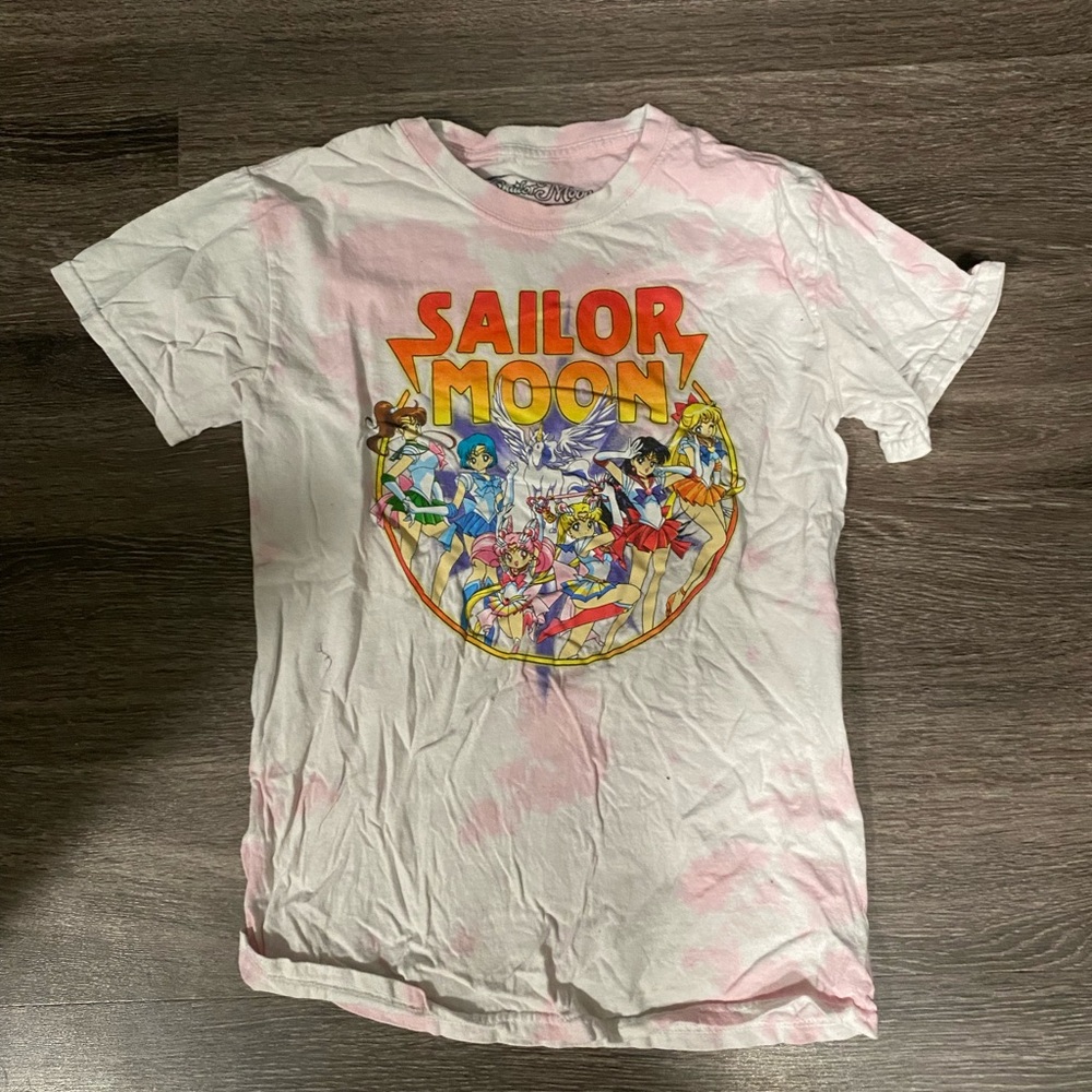 Sailor Moon Pink and White T-Shirt